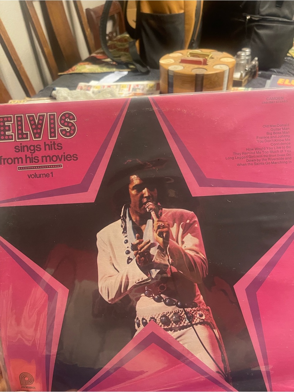 Elvis Presley Sings Hits From His Movies Volume 1 -1972 LP, CAS 2567 NM+
